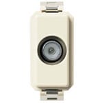 VIMAR - Presa TV-RD-SAT Maschio 1Db - Coassiale 5-2400 Mhz, Connettore IEC 60169-2, Attenuazione 1 Db, Passaggio Corrente e Segnali Controllo 08190.01