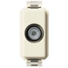 VIMAR - Presa TV-RD-SAT Maschio 1Db - Coassiale 5-2400 Mhz, Connettore IEC 60169-2, Attenuazione 1 Db, Passaggio Corrente e Segnali Controllo