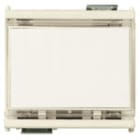 VIMAR - Pulsante Targhetta 1P No 10A 12-24V Luminoso Lampada Siluro 12/24V 3W Ø 7X31mm 2 Moduli Speciali