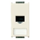 VIMAR - Presa RJ45 Netsafe Cat5E UTP - Connettore Universale T568A/B, 8 Contatti, Morsetti Senza Utensile - Modulo Speciale 08459.11