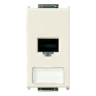VIMAR - Presa RJ45 Cat6 UTP Netsafe 110 - Connettore Universale T568A/B, 8 Contatti, Morsetti Isolanti 110 - Modulo Speciale