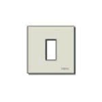VIMAR - Placca Alluminio Oro Modulo Standard per Scatole Incasso Rotonde Ø 60 Mm