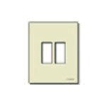 VIMAR - Placca Standard Resina Avorio per Scatole Incasso Rotonde Ø 60 Mm 08606.A