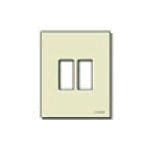 VIMAR - Placca Standard Resina Avorio per Scatole Incasso Rotonde Ø 60 Mm