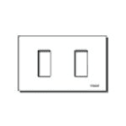 VIMAR - PLACCA 2M RESINA SCATTO BIANCO 08636.Z