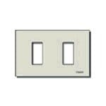 VIMAR - PLACCA 2M ALLUM. SCATTO ORO