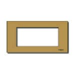 VIMAR - PLACCA 4MSP ALLUM. SCATTO BRONZO