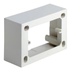VIMAR - Scatola Parete 3 Moduli Bianco Profondità 48mm Avorio Superfici Isolanti Metalliche 09974