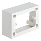 VIMAR - Scatola Parete 3 Moduli Bianco Profondità 43,5mm per Apparecchi Eikon Idea Plana Supporti Placche Superfici Isolanti Metalliche Serie Eikon Chrome