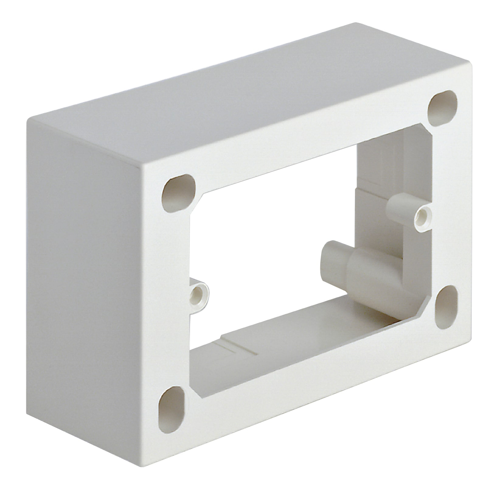 VIMAR - Scatola Parete 3 Moduli Avorio Profondità 43,5mm per Apparecchi Eikon Idea Plana. Adatta Placca Classica Chrome.