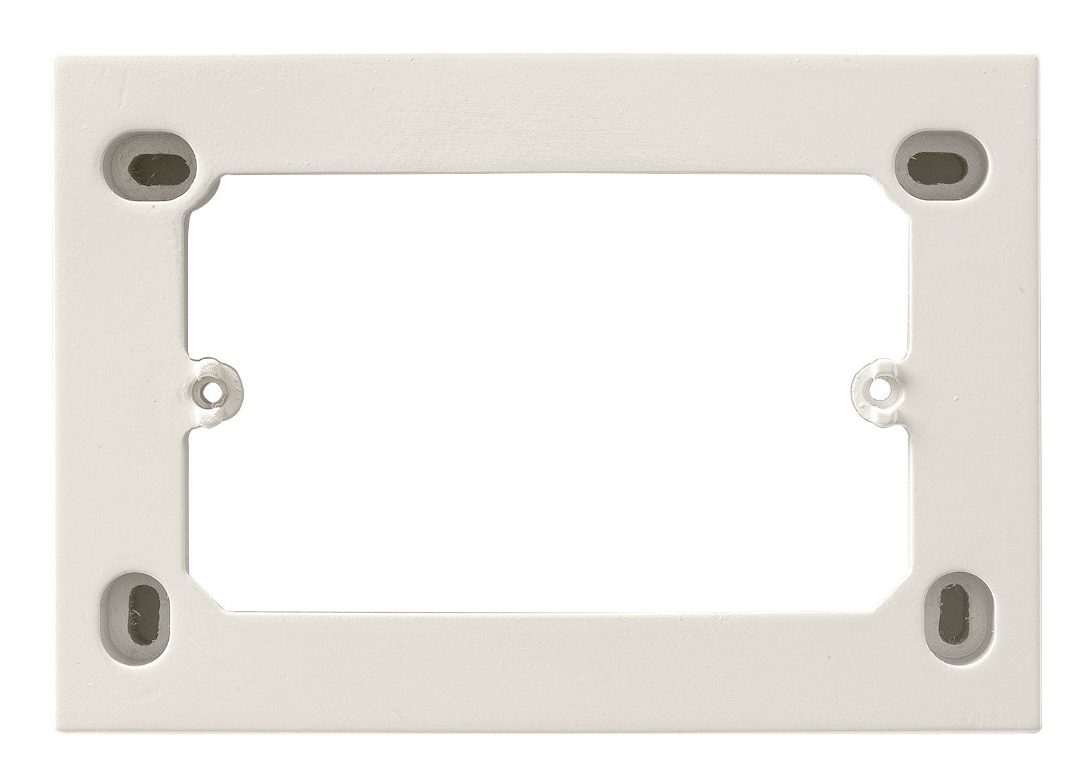 VIMAR - Scatola Parete 3 Moduli Ribassata Profondità 30mm Bianco Adatta Placca Classica Chrome 09976.04