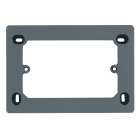 VIMAR - Scatola Parete 3 Moduli Ribassata 30mm Grigio - Installazione Apparecchi Eikon Plana Supporti Superfici Isolanti Metalliche Terra