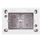 VIMAR - Scatola da Parete 3 Moduli Bianco Profondità 35/45 mm per Apparecchi Eikon Idea Plana Supporti Placche Serie Eikon Adatta Sola Placca Chrome 09983.01