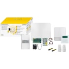 VIMAR - Kit By-alarm Plus 65 zone con gateway IP/GSM, installazione a parete, include centrale, comunicatore GSM, tastiera, sirena, rivelatori, alimentatore.
