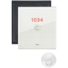 VIMAR - Placca Elettronica Verticale per Lettore Transponder Esterno con Funzione Campanello, Bianco Diamante, IP55, Supporto e Etichette Inclusi