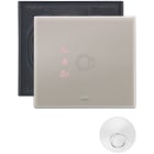 VIMAR - Placca Elettronica 3 Moduli Grigio Perla IP55 con Lettore Transponder Esterno e Funzione Campanello Non Attiva 0K21666.73.02