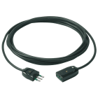 VIMAR - Cavo Prolunga 3G0,75 5M Nero - Cordone Prolungatore Lineare 5 Metri H05Vv-F 2P+T 10 A 250 V~ Sicury Potenza 2300 W