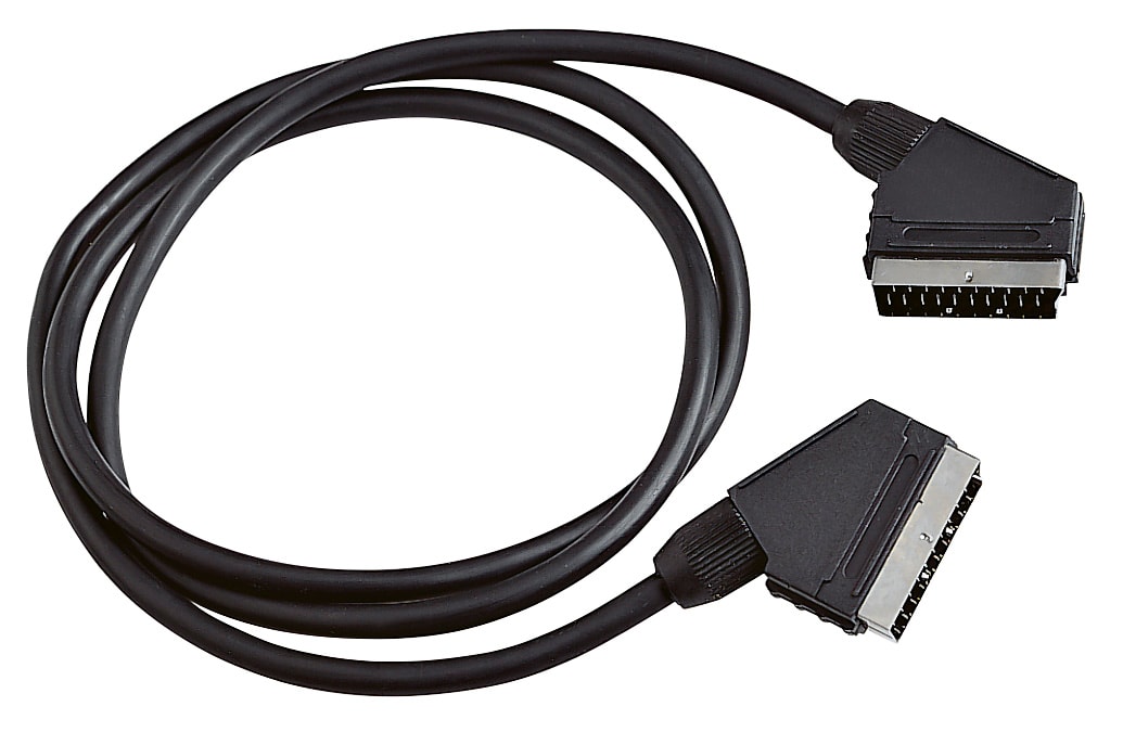 VIMAR - Cordone Prolungatore Lineare 2 Metri con 2 Spine Scart 21 Poli per Dispositivi Audio-Video 0P36103