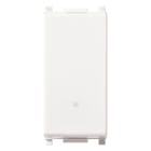 VIMAR - Deviatore 1P 16Ax Bianco Illuminabile Tasto Sostituibile Max 200 W Per Lampade Con Alimentatore Integrato