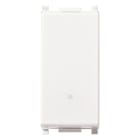 VIMAR - Deviatore 1P 20Ax Bianco Illuminabile Tasto Sostituibile Max 250 W Per Lampade Con Alimentatore Integrato