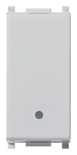VIMAR - Pulsante 1P Nc 10A Silver Illuminabile Tasto Sostituibile
