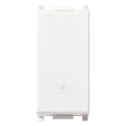 VIMAR - Invertitore 1P 16Ax Bianco Illuminabile Tasto Sostituibile Max 200 W Per Lampade Con Alimentatore Integrato