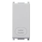VIMAR - Interruttore 2P 20Ax Water/Heater Silver Illuminabile Simbolo Max 250 W Per Lampade Con Alimentatore Integrato