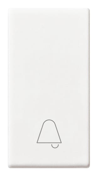 VIMAR - TASTO 1M SIMBOLO CAMPANELLO BIANCO