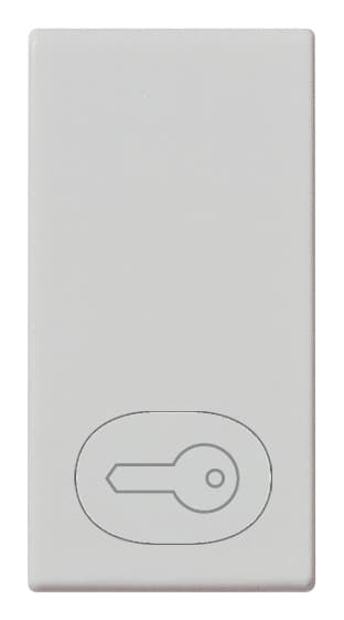 VIMAR - Tasto Intercambiabile 1 Modulo Simbolo Chiave Illuminabile Silver 14021.P.SL