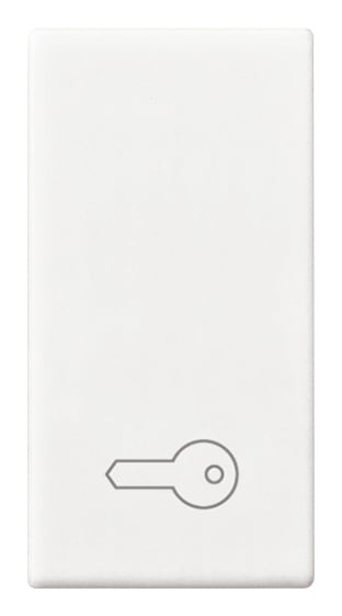 VIMAR - Tasto Intercambiabile 1 Modulo Illuminabile Bianco Chiave Simbolo 14021.P