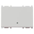 VIMAR - Tasto Illuminabile Silver Intercambiabile 3 Moduli