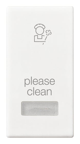 VIMAR - TASTO 1M CON DIFFUSORE SIMB. PLS BIANCO