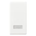 VIMAR - TASTO 1M + DIFFUSORE BIANCO
