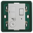 VIMAR - Unità di Connessione 13A Interruttore Silver con Uscita per Cavo e Fusibile di Protezione