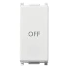 VIMAR - PULSANTE 1P NO+NC 10A SIMBOLO OFF BIANCO 14056.33