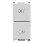 VIMAR - Pulsanti Indipendenti 10A Silver 1P No + 1P Nc 250 V~ Simboli On E Off 14058.SL