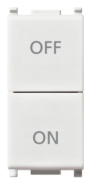 VIMAR - DUE PULSANTI INDIPENDENTI 1P NO+NC 10A B