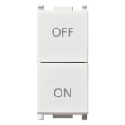 VIMAR - DUE PULSANTI INDIPENDENTI 1P NO+NC 10A B 14058