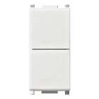 VIMAR - Pulsanti Indipendenti 1P No + 1P No 10 A 250 V Bianco - Chiusura Circuiti, Non Adatti Inversione Marcia Motori