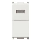 VIMAR - PULSANTE 1P NO 10A + SPIA BIANCA BIANCO 14068.B