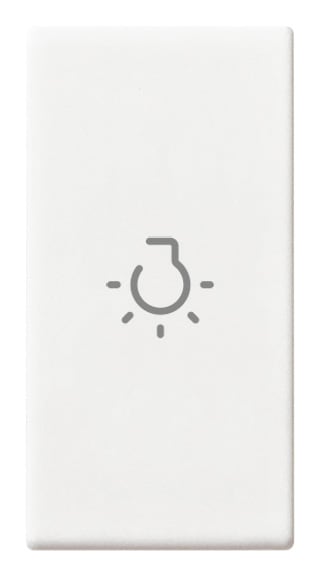 VIMAR - TASTO 1M SIMBOLO LUCE ASSIALE BIANCO