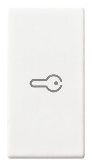 VIMAR - TASTO 1M SIMBOLO CHIAVE ASSIALE BIANCO