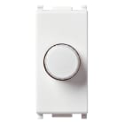 VIMAR - Dimmer 230V Bianco 100-500W per Lampade Ad Incandescenza con Potenziometro Rotativo