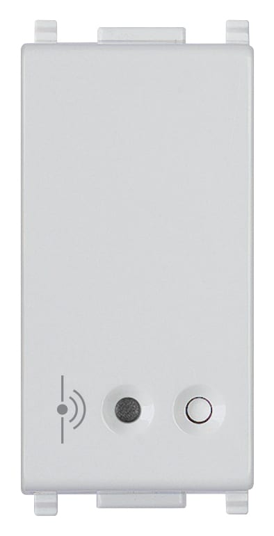 VIMAR - Sensore radar IoT UWB Silver, Bluetooth 5.0, sistema mesh VIEW Wireless, 1 uscita a stato solido, 1 ingresso pulsante, alimentazione 100-240 V.