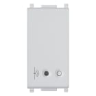 VIMAR - Sensore radar IoT UWB Silver, Bluetooth 5.0, sistema mesh VIEW Wireless, 1 uscita a stato solido, 1 ingresso pulsante, alimentazione 100-240 V.