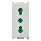 VIMAR - Presa 2P+T 16A Silver Sicury Standard Italiano Tipo P17/11 14203.SL