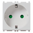 VIMAR - Presa Sicury 2P+T 16A Tedesco Silver - Standard 250 V~ 2 Moduli 14208.SL