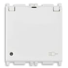 VIMAR - PRESA 2P+T 16A UNIV.+COPER. ANTIB.BIANCO 14210.C.AB