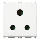 VIMAR - PRESA SICURY 2P+T 5A INGLESE BIANCO 14214