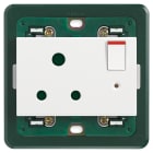 VIMAR - PRESA 2P+T 5A INGLESE INTERR. BIANCO